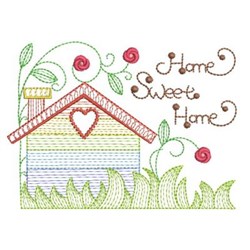 Home Sweet Home Embroidery Design | EmbroideryDesigns.com