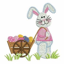 Easter Bunny Embroidery Design | EmbroideryDesigns.com