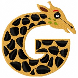 Animal alphabet g embroidery designs machine embroidery designs at