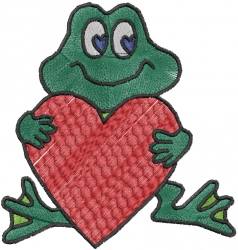 Download Valentine Frog Embroidery Designs, Free Machine Embroidery ...