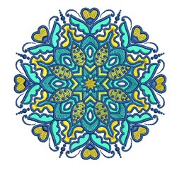 Blue mandala embroidery designs machine embroidery designs at