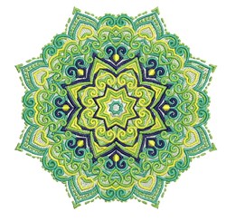 Green starburst mandala embroidery designs machine embroidery designs Green starburst mandala embroidery designs machine embroidery designs