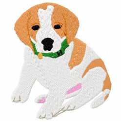 Free Pup Dog Embroidery Design 