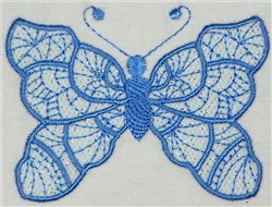 Lace Butterfly Embroidery Design 