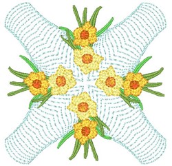 Embroderd Ripple Design Ripple Flowers Embroidery Design | EmbroideryDesigns.com