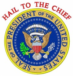 U.S. Presidential Seal Embroidery Design | EmbroideryDesigns.com