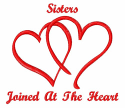 Sisters Embroidery Design 