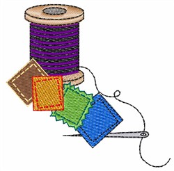 Spool Of Thread Embroidery Design | EmbroideryDesigns.com
