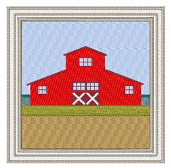 Barn Embroidery Design | EmbroideryDesigns.com