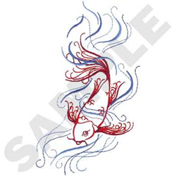 Koi Embroidery Design | EmbroideryDesigns.com