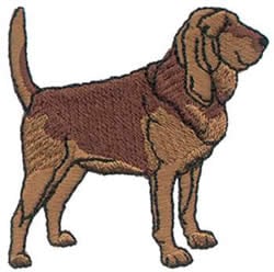 Bloodhound Embroidery Design | EmbroideryDesigns.com