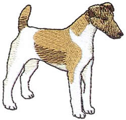 Smooth Fox Terrier Embroidery Design 