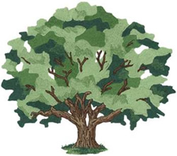Oak tree embroidery designs machine embroidery designs at
