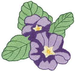 African Violet Embroidery Design | EmbroideryDesigns.com