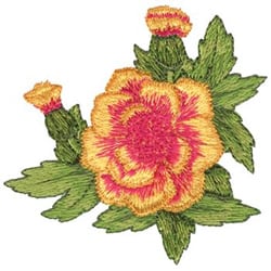 Marigold Embroidery Design | EmbroideryDesigns.com