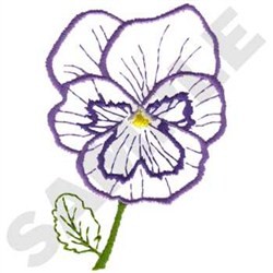 pansy flower embroidery designs free download