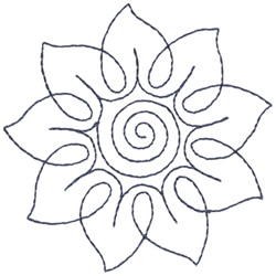 Sunflower outline embroidery designs machine embroidery designs at