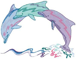 Jumping dolphins embroidery designs machine embroidery designs at Jumping dolphins embroidery designs machine embroidery designs at