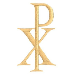 Chi Rho Embroidery Design | EmbroideryDesigns.com