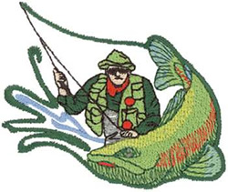 Fly fisherman embroidery designs machine embroidery designs at Fly fisherman embroidery designs machine embroidery designs at