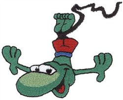 Bungee jumping frog embroidery designs machine embroidery designs at