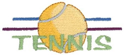 Tennis Logo Embroidery Design | EmbroideryDesigns.com