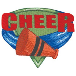 Cheer Embroidery Design | EmbroideryDesigns.com