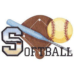 softball embroidery