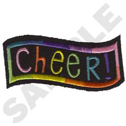 Cheer Embroidery Design | EmbroideryDesigns.com