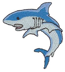 Shark Embroidery Design | EmbroideryDesigns.com