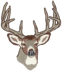 Whitetail Deer Embroidery Design | EmbroideryDesigns.com