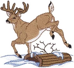 Whitetail Deer Embroidery Design | EmbroideryDesigns.com