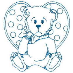 blank teddy bear for embroidery