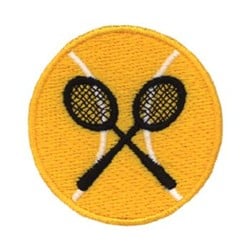 Tennis Logo Embroidery Design | EmbroideryDesigns.com