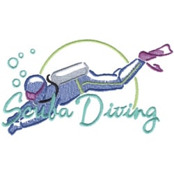  Scuba  Diving Embroidery  Designs  Machine Embroidery  