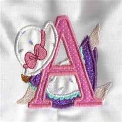 Applique Sunbonnet A Embroidery Designs, Machine Embroidery Designs at ...