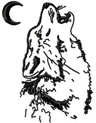 Howling wolf embroidery designs machine embroidery designs at Howling wolf embroidery designs machine embroidery designs at