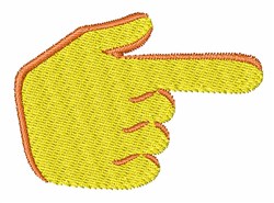 embroidery finger pointing embroiderydesigns machine emoji right