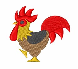 Rooster Embroidery Design | EmbroideryDesigns.com