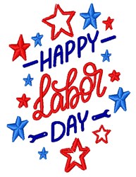 Labor Day Embroidery Design | EmbroideryDesigns.com