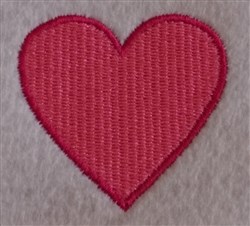 Fill Stitch Heart Embroidery Design | EmbroideryDesigns.com