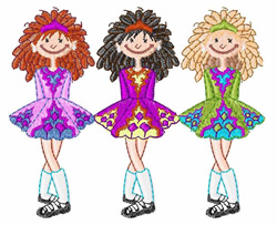 Irish Dancers Embroidery Designs, Machine Embroidery Designs at ...
