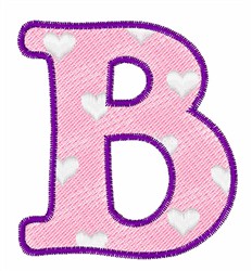 Uppercase B Embroidery Design | EmbroideryDesigns.com