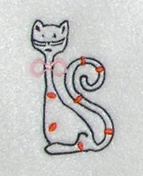 Cat Outline Embroidery Designs, Machine Embroidery Designs ...