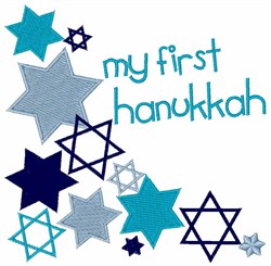 My First Hanukkah Embroidery Designs Machine Embroidery Designs at Hanukkah menora chanukah