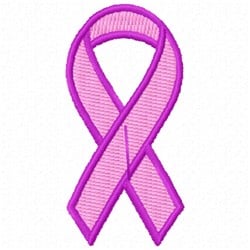 Breast Cancer Ribbon Embroidery Design | EmbroideryDesigns.com