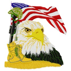 Memorial Eagle Embroidery Designs Machine Embroidery Designs at