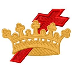 Cross and crown embroidery designs machine embroidery designs at