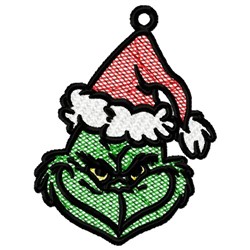 FSL Christmas Grinch Embroidery Design | EmbroideryDesigns.com