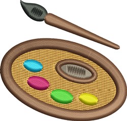 Artist palette embroidery designs machine embroidery designs at